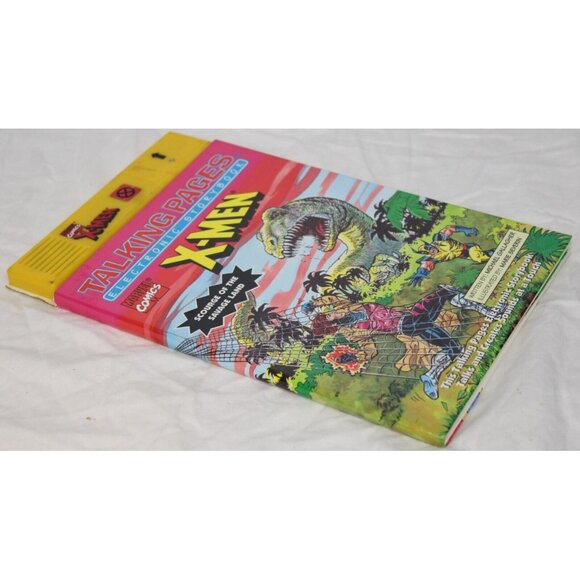 1995 Talking Pages Electronic Comic Book Marvel X-Men XMEN Scourge Savage Land - Picture 3 of 5